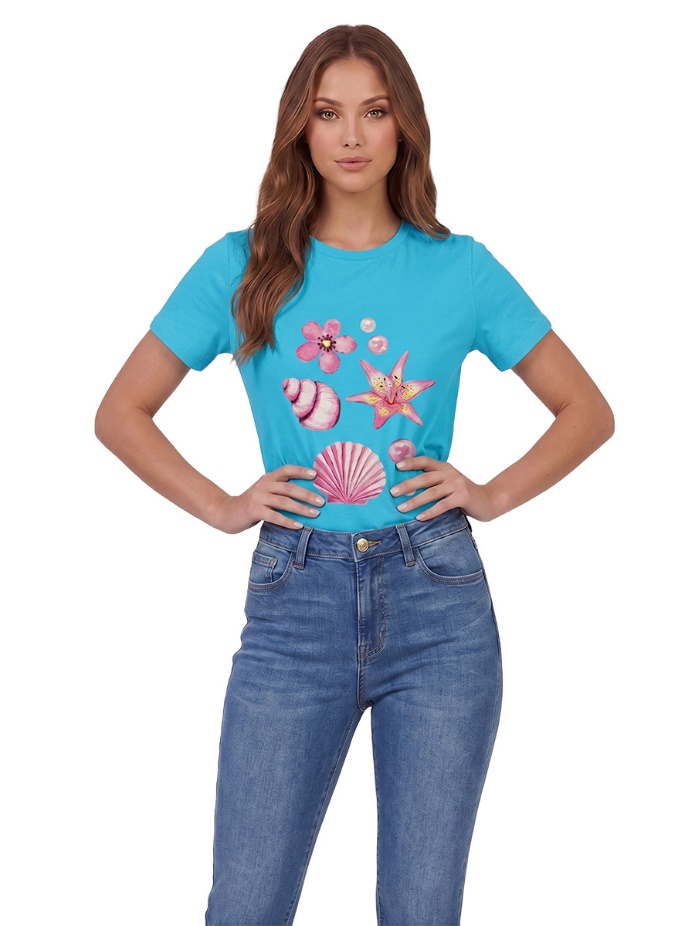 FRANELA MARINE PINK DAM   BPS523